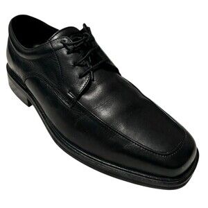 Florsheim DM2 Comfortech  Mens Black Leather Oxford Lace Up Dress shoes Sz 7.5D